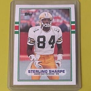 Sterling Sharpe #379 [Rookie] 1989 Topps Football Trading Card